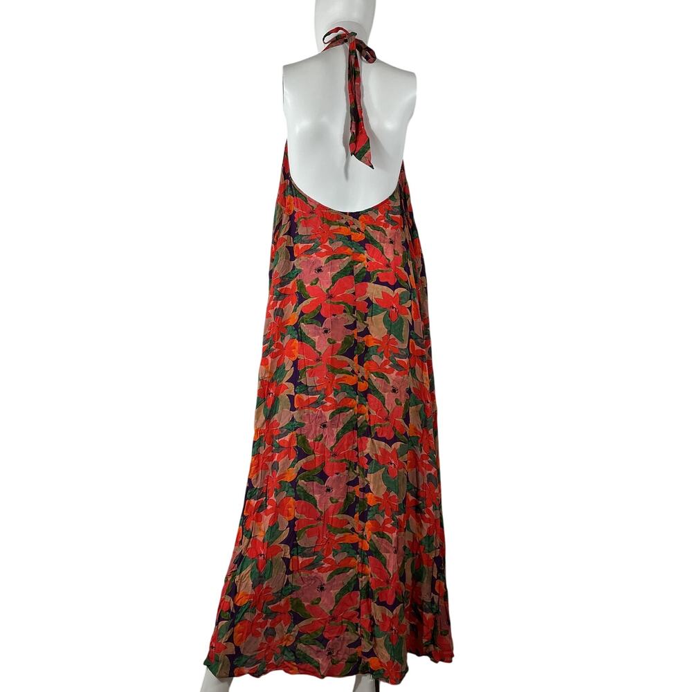 Solid & Striped X 'Sofia' Red Viscose Richie Grai… - image 3